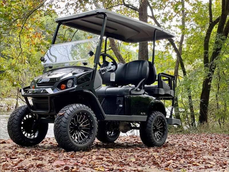 Elliott’s custom golf cart build