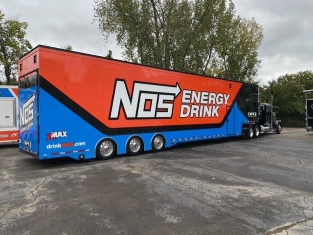 Elliott’s custom enclosed trailer